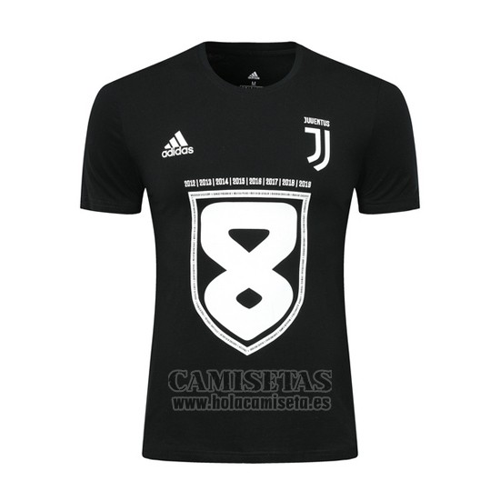 Chandal del Juventus Escudo de Celebracion Manga Corta 2019-2020 Negro